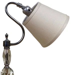 Beige Linen 6 Inch Linen Uno Lamp Shade Replacement - Picture 1 of 4