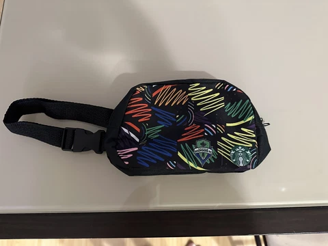 2023 SEATTLE SOUNDERS PRIDE SGA CROSS BODY BAG FANNY PACK SGA 6/24/23 STARBUCKS Cover