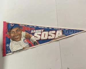 30" pennant 1998 Sammy Sosa Chicago Cubs 66 home runs Wincraft - Picture 1 of 5