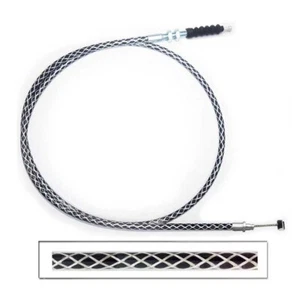 Royal enfield classic 350 RE 350 Clutch Cable Black carbon Stainless Braided - Bild 1 von 3
