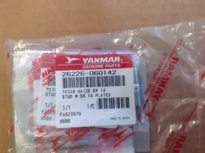 Yanmar Stud 26226-060142 Pack Of 10 Ea - Imagen 1 de 2
