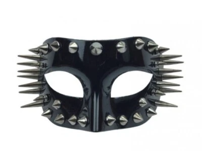 Steampunk Half Mask - Spikes - Costume Accessory - One Size - 3 Colors - Image 1 of 3