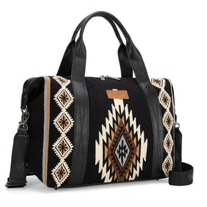 Wrangler Duffel Bag for Women Large Travel Weekender Bag Designer Tapestry Ca... - Picture 1 of 6