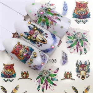 Nail Sticker Full 3D Nail Foil DIY Manicure Nail Decal Self-adhesive Fashion♡ - Picture 1 of 42