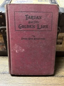 Old TARZAN AND THE GOLDEN LION Book 1924 EDGAR RICE BURROUGHS - Picture 1 of 11