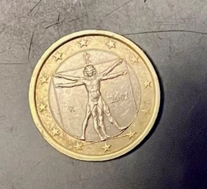 Rare 1 euro coin 2002 italy - Picture 1 of 2
