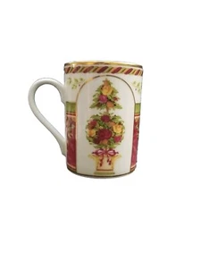 Taza Royal Albert Temporadas de Color Rosas de Campo Antiguas Taza de Café Topiario - Imagen 1 de 10