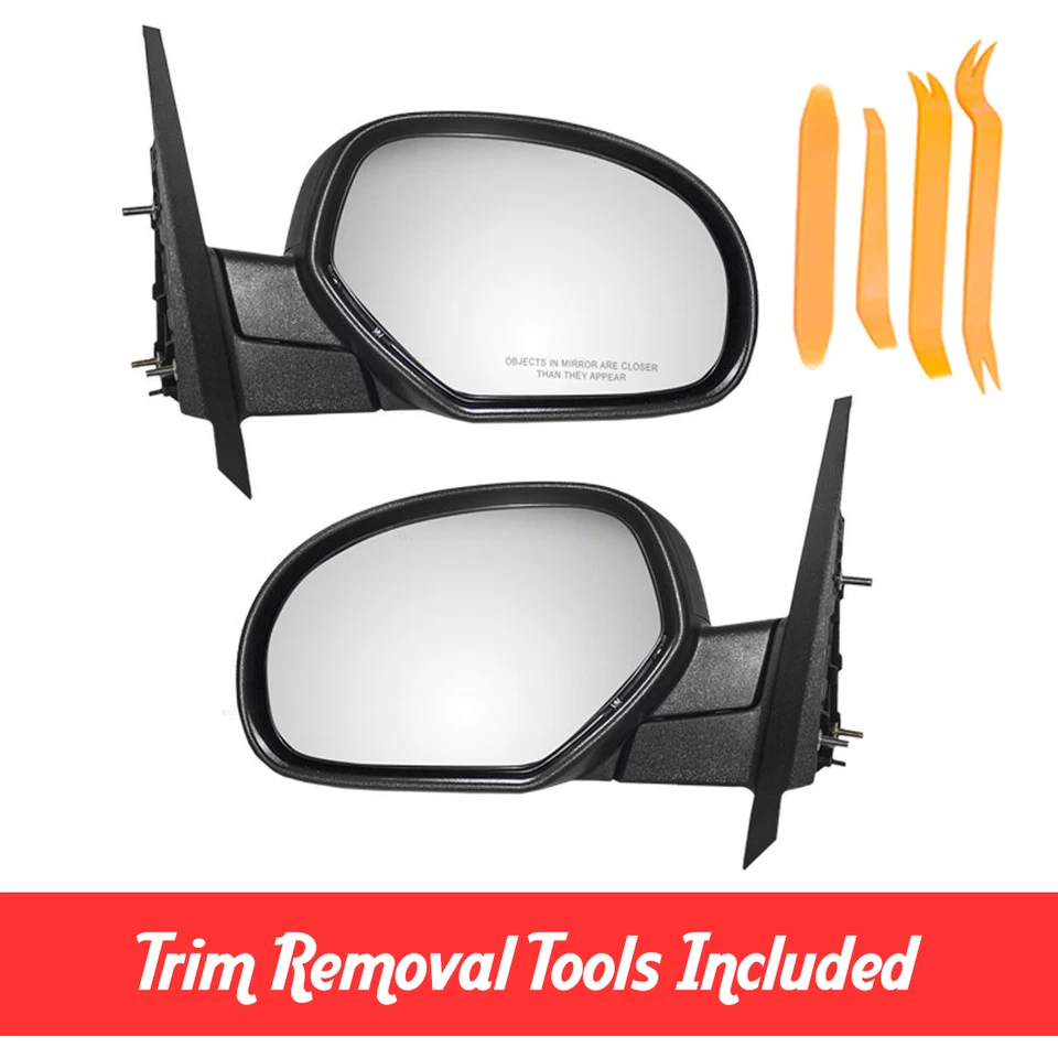 Driver & Passenger Side Mirror Set For 2007-2013 Chevrolet Silverado 1500 - Image 1 of 4
