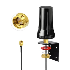 SMA External Outdoor Fixed Mount Antenna 3m For MOFI 4500 Cellular 4G LTE Router - Picture 1 of 11