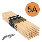 Pack of 12 Pair Johnny Brook Wooden Drum Sticks Maple 2B 5A 5B 7A SRH Wood Tip
