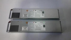 *2 Stück* Supermicro PWS-1K68A-1R 1HE 1600W Redundantes PSU 80 Plus Netzteil - Bild 1 von 5