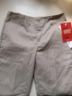 Faded Glory Flare Leg Pant Official School Uniform Brown Size 8 NWT - Image 1 of 4