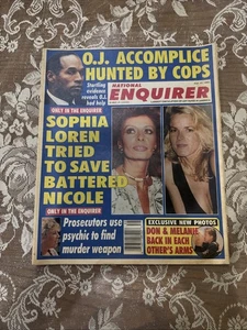 NATIONAL ENQUIRER Magazine Sept. 27 1994 Sophia Loren Nicole Brown Simpson O.J. - Imagen 1 de 3