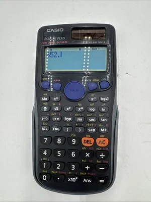Casio FX-300ES Plus Scientific Calculator Display Solar Powered WORKS - Image 1 of 4