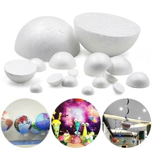 Half Round Foam Ball Painted Wedding Party Flower Mud Ball Decor 15/18/20/25CM - Picture 1 of 12