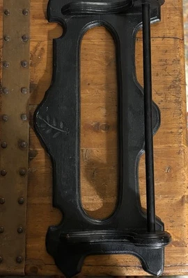 古董维多利亚木质毛巾架 — 第 1/4 张图片