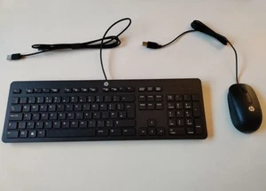 5 x HP wired keyboard and 5 x HP mouse - Picture 1 of 4