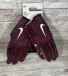Guantes de fútbol americano NIKE Vapor Jet 7.0 talla XXL granate rojo blanco receptor NUEVOS NUEVOS CON ETIQUETAS - Imagen 1 de 4