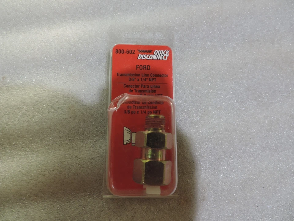 Conector de linha de transmissão Dorman Quick Disconnect 800-602 3/8" X 1/4" NPT - Imagem 1 de 4