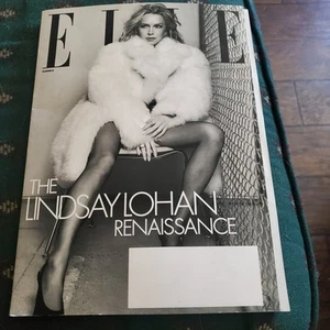 Lindsay Lohan Elle Magazine Summer 2025 Free Ship U.s. - Picture 1 of 4