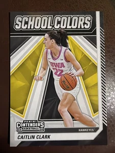 Caitlin Clark RC 2024 Caitlin Clark Collection Schulfarben #SC4 Iowa Hawkeyes - Bild 1 von 2