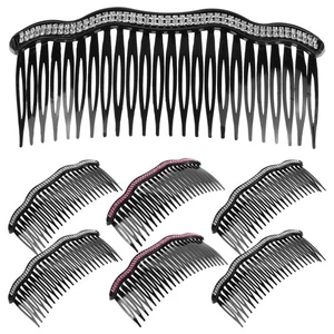 7pcs Hair Clip Combs Rhinestone Comb Hair Clip Wedding Bridal Hair Accessories - Imagen 1 de 12