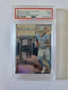 2023 Panini Plates & Patches - Rookie Reflections Jahmyr Gibbs #RR-4 /75 PSA 9 - Bild 1 von 2