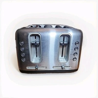 Cuisinart RBT-4900PC 4 Slice Wide-Slot Toaster - Silver - Image 1 of 4