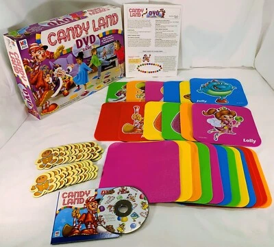 Candy Land DVD Board Game Milton Bradley Complete Great Condition FREE SHIPPING - Image 1 of 4