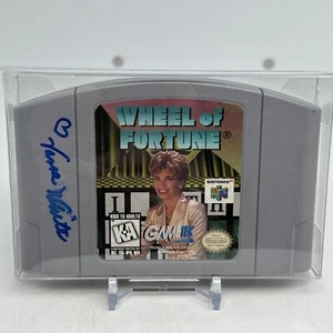 Videojuego NINTENDO 64 Wheel Of Fortune GameTek Vanna Blanco Firmado Beckett - Imagen 1 de 6