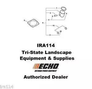 (P021015190 + V100000270) ECHO Piston Kit w/Gasket fits CS-600 CS-600P - Picture 1 of 3