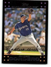 2007 Topps #177 Francisco Cordero NM-MT Brewers