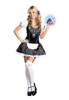 Sexy Bavarian Beer Wench Girl Oktoberfest Beer-Ly Legal Women Costume - Image 1 of 3