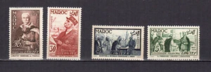 Maroc R.F. 1954 Maréchal Lyautey 4 timbres neufs MNH /TE5386 - Picture 1 of 1