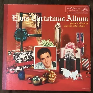 ELVIS PRESLEY Christmas Album -1957 First Press RCA LP 1S/1S w/ Booklet TOP COPY - Foto 1 di 12