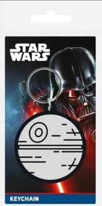 STAR WARS PORTACHIAVI KEYCHAIN PVC DEATH STAR MORTE NERA PYRAMID IDEA REGALO - Foto 1 di 1