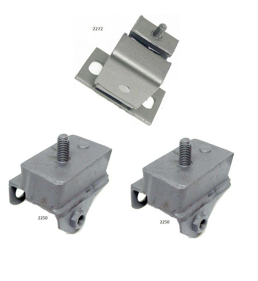 Двигатель и трансмиссия 3 шт. Комплект креплений для двигателя Dodge Polara 6,3 л 383 1966-1971 - Изображение 1 из 3