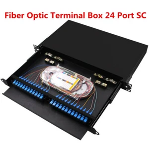 24-port SC full fiber terminal box optical cable distribution frame junction box - Picture 1 of 6
