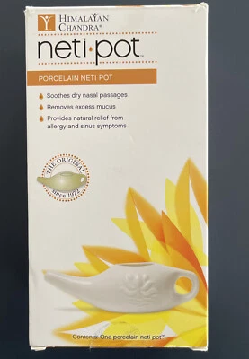 Neti Pot Cerámica Instituto del Himalaya Limpieza Nariz Vida Saludable.  Foto 1 de 2