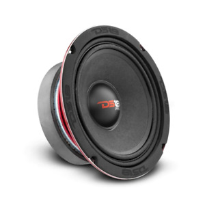 DS18 PRO-X6MSE 6.5" 500W Max 8-Ohms Sealed Back Midrange Car Audio Loudspeaker