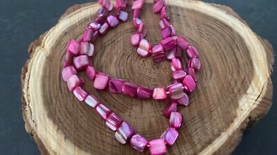 lot de 40 perles d'eau douce teintée 8-15 mm - Photo 1/3