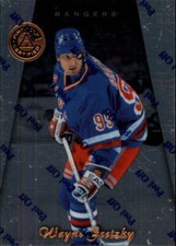 1997-98 Pinnacle Certified Rangers Hockey Card #100 Wayne Gretzky