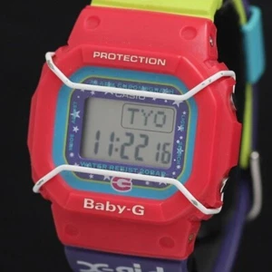 Casio Baby-G BGD-500XG X-girl Collab Shock Resistant 20ATM WR Used From Japan - Picture 1 of 4