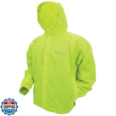 Jaqueta de Chuva Masculina FROGG TOGGS Stormwatch Waterpoof, Amarela Hi-vis, XX-Grande EUA - Imagem 1 de 4