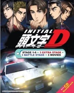 Popular INITIAL D Anime Stage 1-6 +3 Movie +3 Extra Stage +3 Battle DVD COMPLETE - Picture 1 of 4