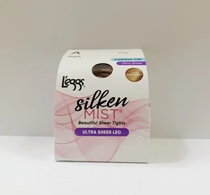 Leggs Silken Mist Silky ultra Sheer Leg Control Top Pantyhose NUDE Size A  - Picture 1 of 4