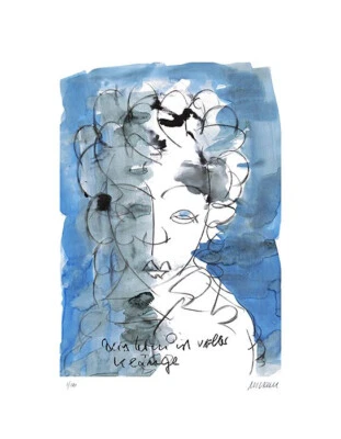 Lithografie Armin Mueller - Stahl " Das Leben ist voller Klänge " handsigniert - Bild 1 von 2