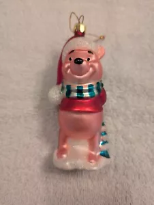 Vintage Disney Winnie the Pooh European Style Glass Christmas Ornament - Picture 1 of 7