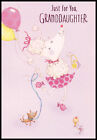 Greeting Card - Dog Puppy Poodles - For Granddaughter - Birthday - 0539