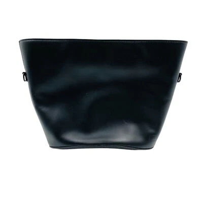 Diesel Schwarz Leder Umhänge Schultertasche - Bild 1 von 4